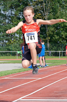 Mannheim Leichtathletik Florian Mertens Weitsprung Baden Meister Wettkampf