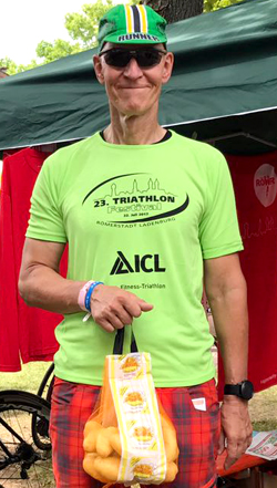 Hartmut Scheurich Triathlon Römerman Lauftreff Mannheim