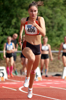 Mannheim Leichtathletik Louisa Schumacher Sprint 100m