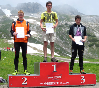Daniel Remmers Nebelhornlauf 2. Platz