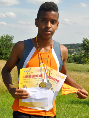 Teamrat Teklay Badischer Meister 800m Titel Baden