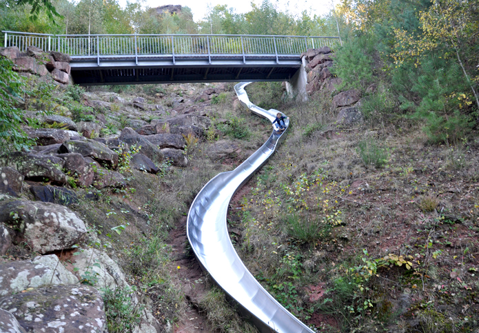 Rutsche Pfalz sehr lang