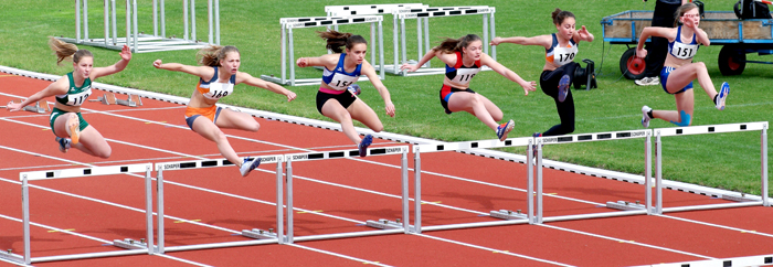 Hürdensprint Mehrkampf