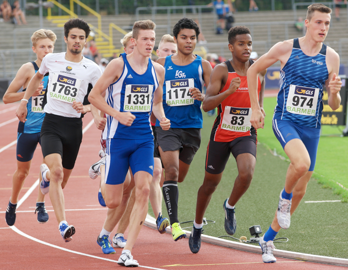 Mannheim Leichtathletik DM Ulm Deutsche Meisterschaften 800m Mittelstrecke Lauf