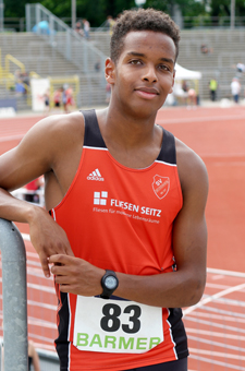 Mannheim Leichtathletik Deutsche Meisterschaften 800m Teamrat Teklay