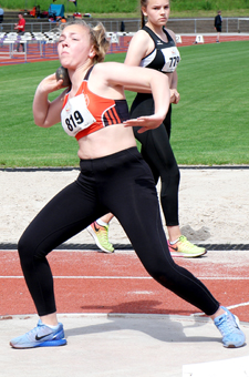 Mannheim Leichtathletik Kugel Katia Throw