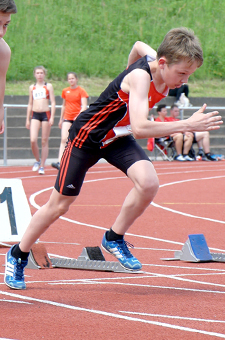 Mannheim Leichtathletik Sprint Lasse 100m