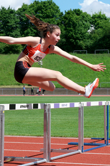 Mannheim Leichtathletik Louisa Hürden Stadion