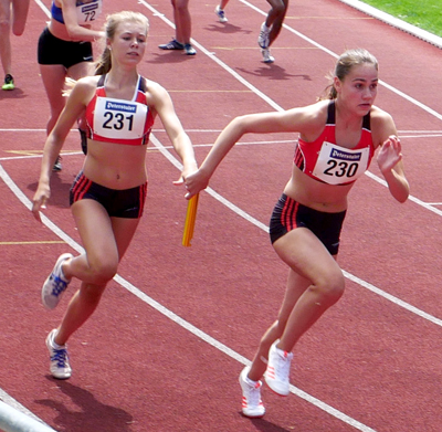 Mannheim Leichtathletik Staffel Badische Meisterschaften