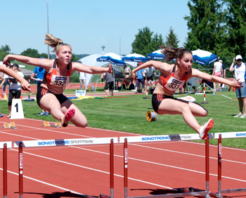 Mannheim Leichtathletik Hürden Hurdles Sprint Louisa Katia