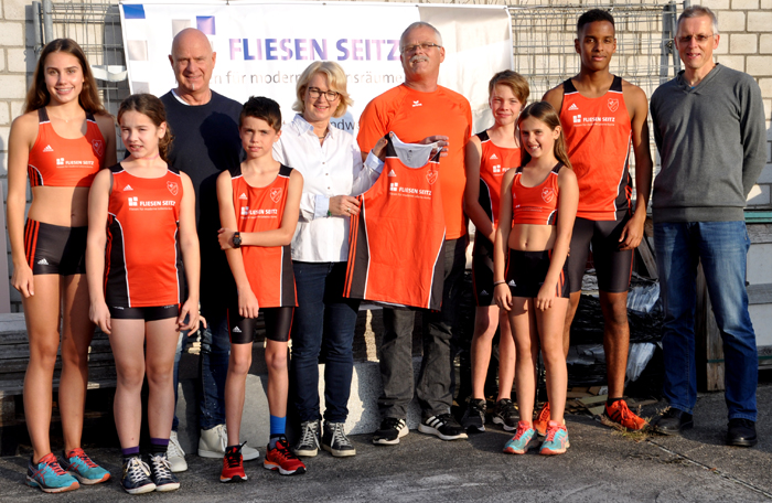 Mannheim Leichtathletik Sponsor Fliesen Seitz Jugend Sport 