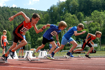 Mannheim Leichtathletik Sprint Start Sport Jugend Kreis Rhein-Neckar Metropolregion