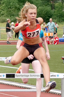 Mannheim Leichtathletik Hürden Badische Meisterschaft Norm Emilia