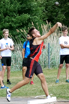 Mannheim Leichtathletik Kugelstoßen Kreismeisterschaft Schönau