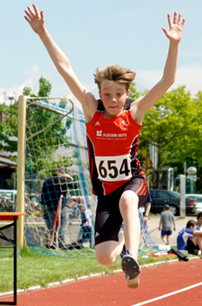 Mannheim Leichtathletik Kreismeisterschaften Weitsprung