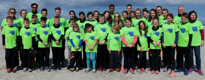 Mannheim Leichtathletik Trainingslager Seckenheim SV Nordsee Ihlow Meer Strand