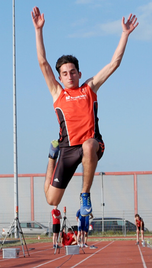 Mannheim Leichtathletik Stefano Weitsprung