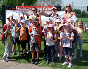 Mannheim Leichtathletik Sieger Miniolympiade 2018 Kindergarten