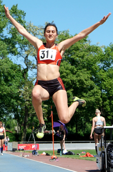 Mannheim Leichtathletik Weitsprung Chiara