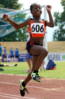 Mannheim Leichtathletik Kinder Weitsprung Jugend