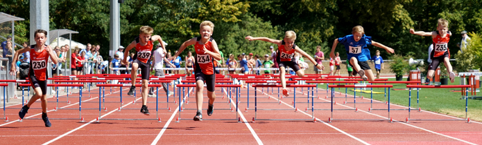 Mannheim Leichtathletik Hürden Jugend Training Wettkampf