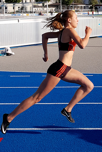 Mannheim Leichtathletik Emilia 200m 400m