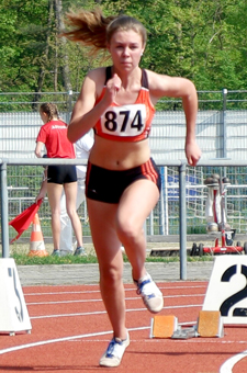 Mannheim Leichtathletik Emilia 150m Sprint Langsprint