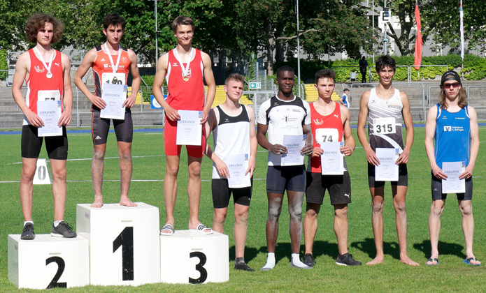 Mannheim Leichtathletik Baden Württembergischer Meister Weitsprung