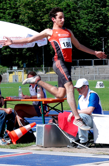 Mannheim Leichtathletik Sprint Weitsprung Meister Baden-Württemberg