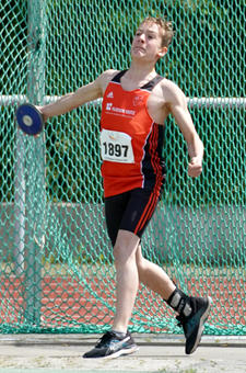 Mannheim Leichtathletik Florian Mertens Training Wettkampf