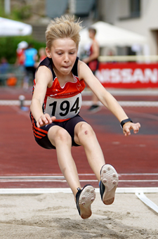 Mannheim Leichtathletik Finn Weitsprung