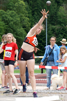 Mannheim Leichtathletik Shotput