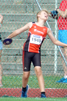 Mannheim Leichtathletik Niklas Diskus Badische Meisterschaft