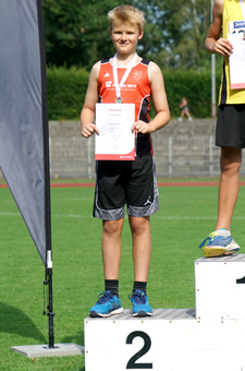 Mannheim Leichtathletik Niklas Hardock Silber Badischer Vizemeister