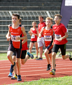 Mannheim Leichtathletik Timo Barth 800m Badischer Meister Block Lauf