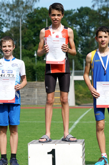 Mannheim Leichtathletik Timo Barth Badischer Meister Gold Titel