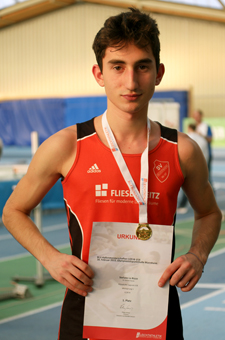 Mannheim Leichtathletik Badischer Meister Gold Meistertitel Weitsprung Stefano Lo Ricco
