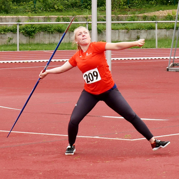 Mannheim Leichtathletik Speer Katia