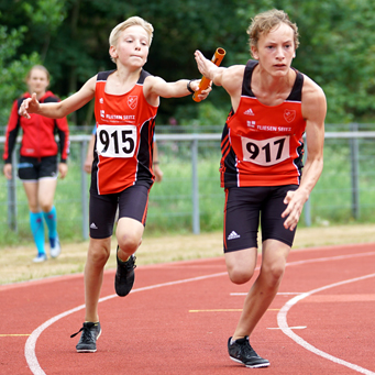 Mannheim Leichtathletik Staffelgold Kreismeister Titel 75m 4x75m Staffel