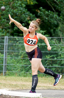 Mannheim Leichtathletik Kim Kugelstoßen