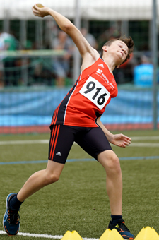 Mannheim Leichtathletik Simon Ballwurf