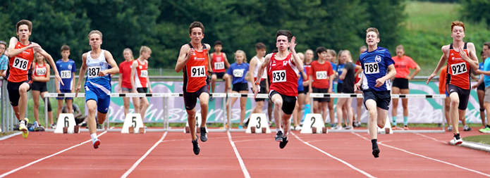 Mannheim Leichtathletik Sprint 100m Luis Luc Dennis Kreismeisterschaft 