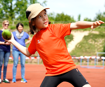 Mannheim Leichtathletik Lotte Wurf KiLa Kinderleichtathletik Kindersport Kindertraining Wettkampf