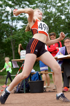 Mannheim Leichtathletik Werfen Ballwurf