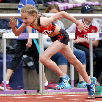 Mannheim Leichtathletik Sprint laufen 50m Dreikampf Kreismeisterschaften