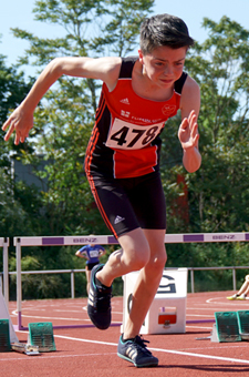 Mannheim Leichtathletik Timo Barth Sprint Kreismeister