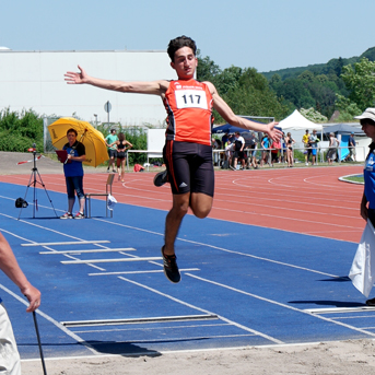 Mannheim Leichtathletik Süddeutsche Meisterschaften Weitsprung