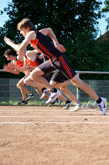 Mannheim Leichtathletik Sprint Sportfest