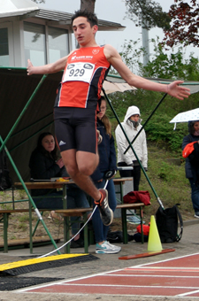 Mannheim Leichtathletik Weitsprung Stefano