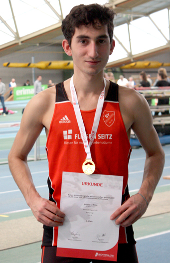 Mannheim Leichtathletik Goldmedaille Baden-Württembergischer Meister titel
